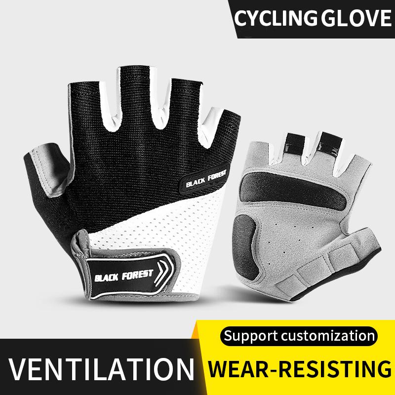 Găng Tay Phượt Chống Trơn Trượt MTB Găng Tay Xe Đạp Ngón Găng Tay Nam Mùa Hè Xe Đạp Thể Dục Thể Thao Guantes Moto