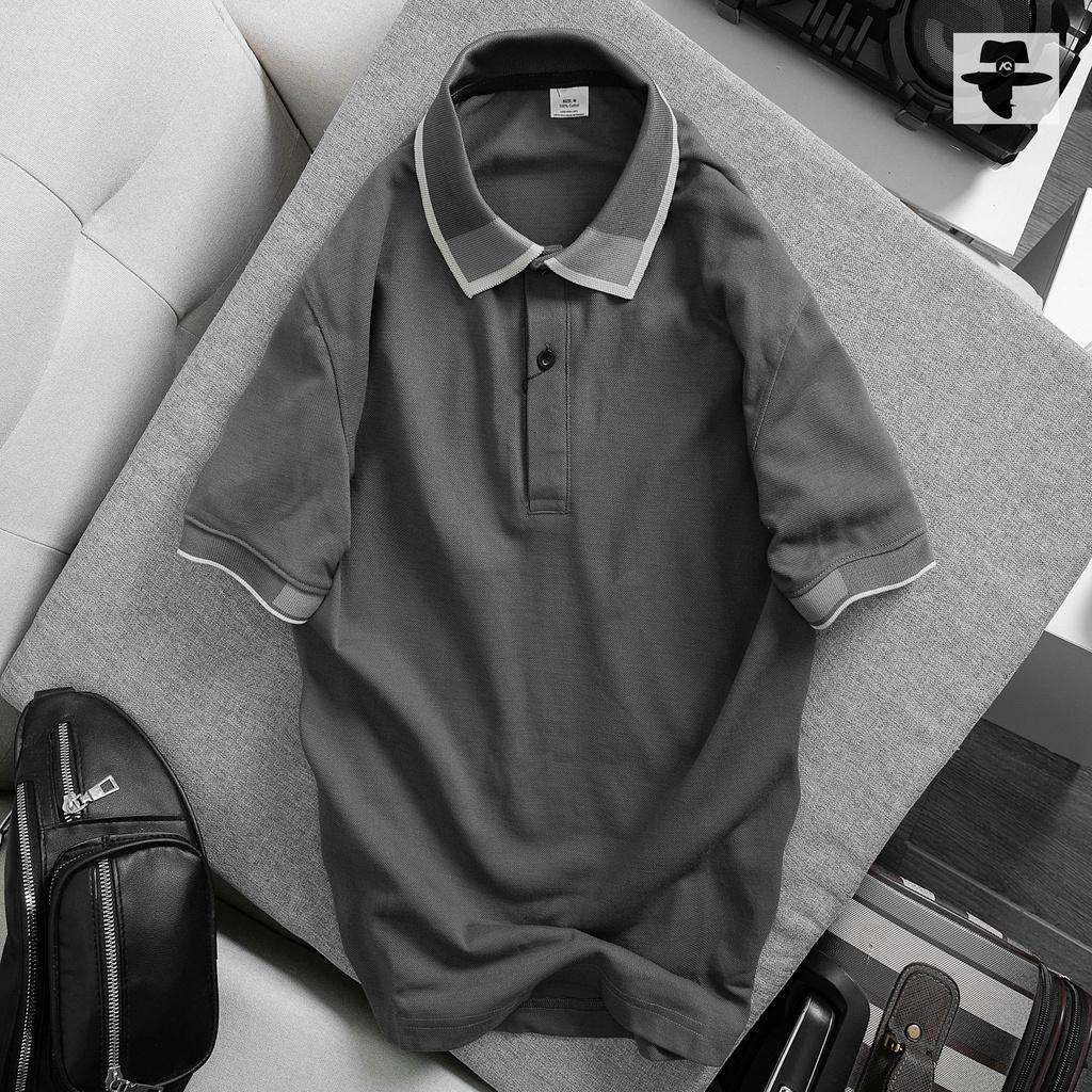 ÁO THUN POLO nam cổ bẻ tay ngắn basic 3 Màu VIỀN CỔ vải đẹp mềm mịn thoáng mát