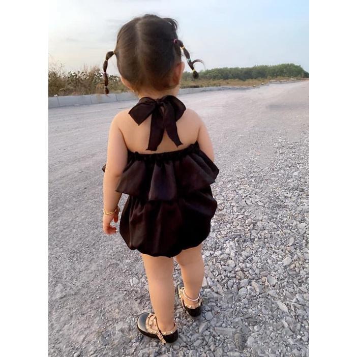 Bộ quần áo bé gái Bay Bí chất liệu lụa 8-23kg Angel Baby Thời Trang Thiết Kế