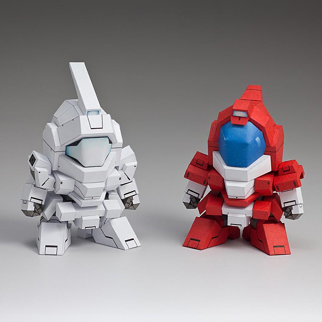 Mô hình giấy Robot SD 5cm Gundam ver 3