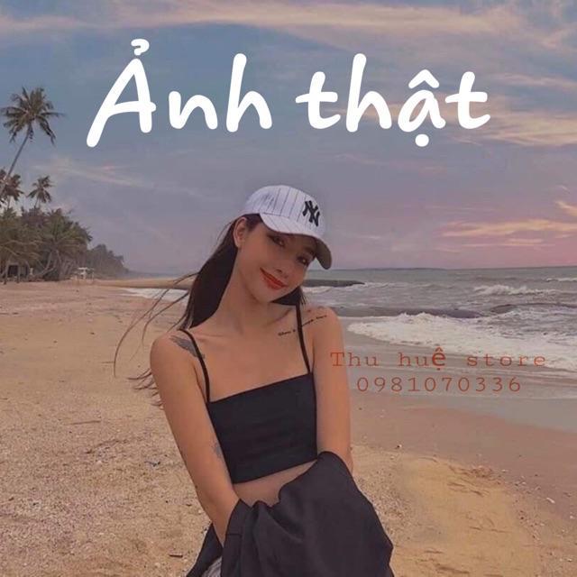 Áo 2 Dây Croptop ️Áo 2 Dây Sexy Chất Liệu Cotton Siêu Co Giãn -Vi deo Kèm Ảnh Thật ️