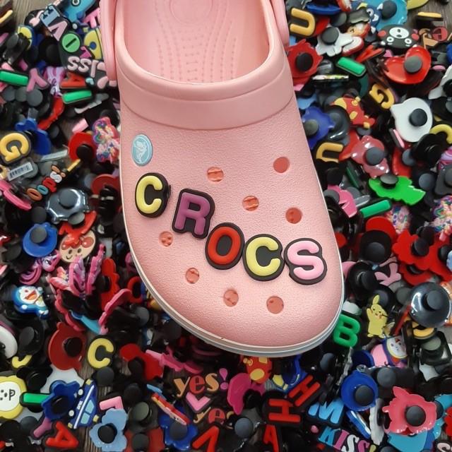 Combo 10 sticker gắn trang trí dép Crocs Dép lỗ - Giao ngẫu nhiên