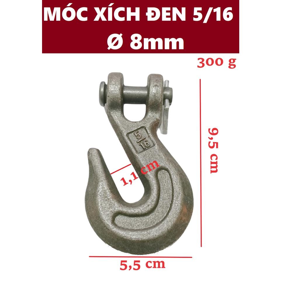 Móc xích đen phi 6, 8, 10, 12