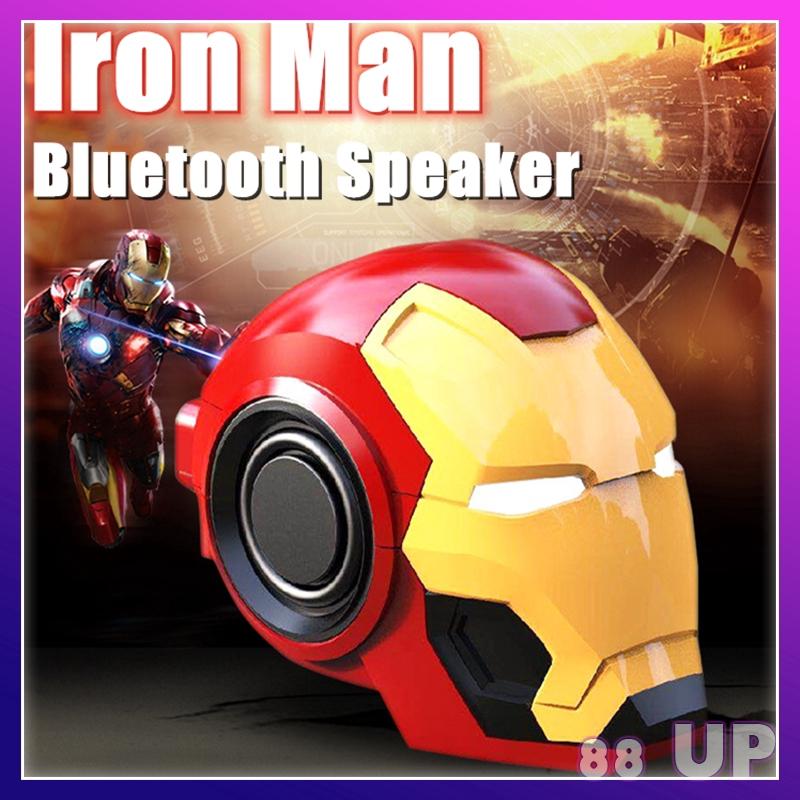 Loa siêu trầm di động Iron Man / bộ khuếch đại nhỏ với TF và USB / loa máy tính