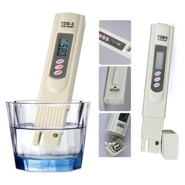 Bút TDS thử nước sạch, Dụng cụ kiểm tra chất lượng nước, độ cứng của nước - Hàng Chính Hãng