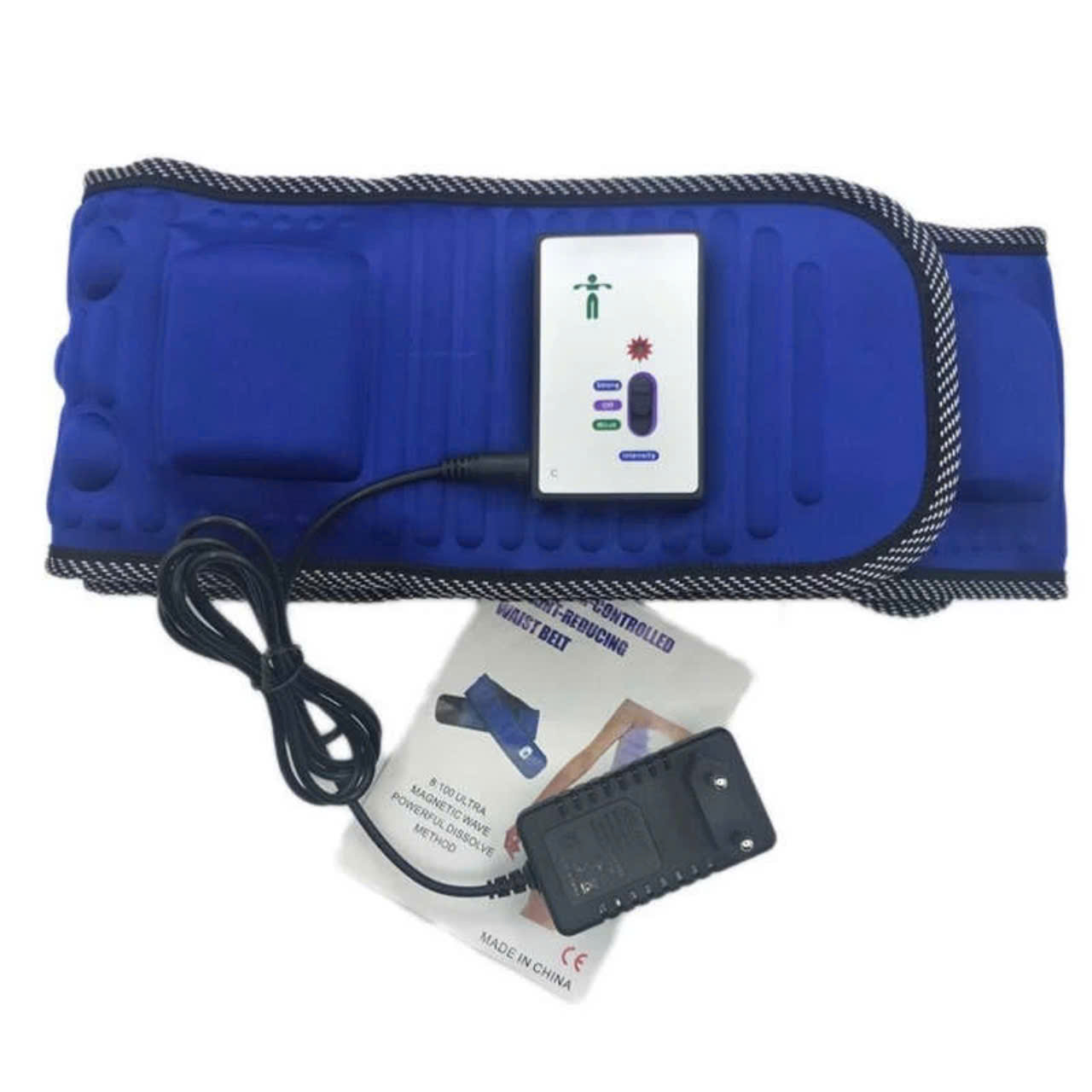 Đai Massage Giảm Mỡ Bụng X5 Hàn Quốc Mẫu Mới 2025 - Máy Mát Xa Tập Cơ Bụng Slim Super