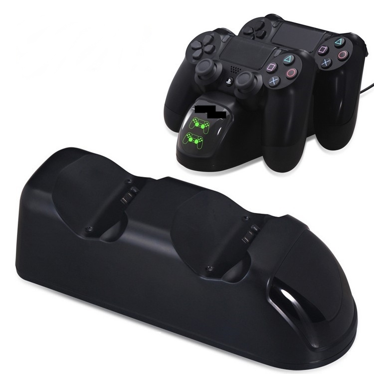 Đế sạc đôi cho tay cầm chơi game PS4, Dock sạc 2 tay cầm