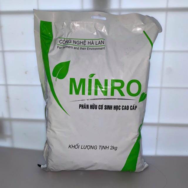 2 gói Phân bón hữu cơ sinh học cao cấp Hà Lan Minro gói 700g
