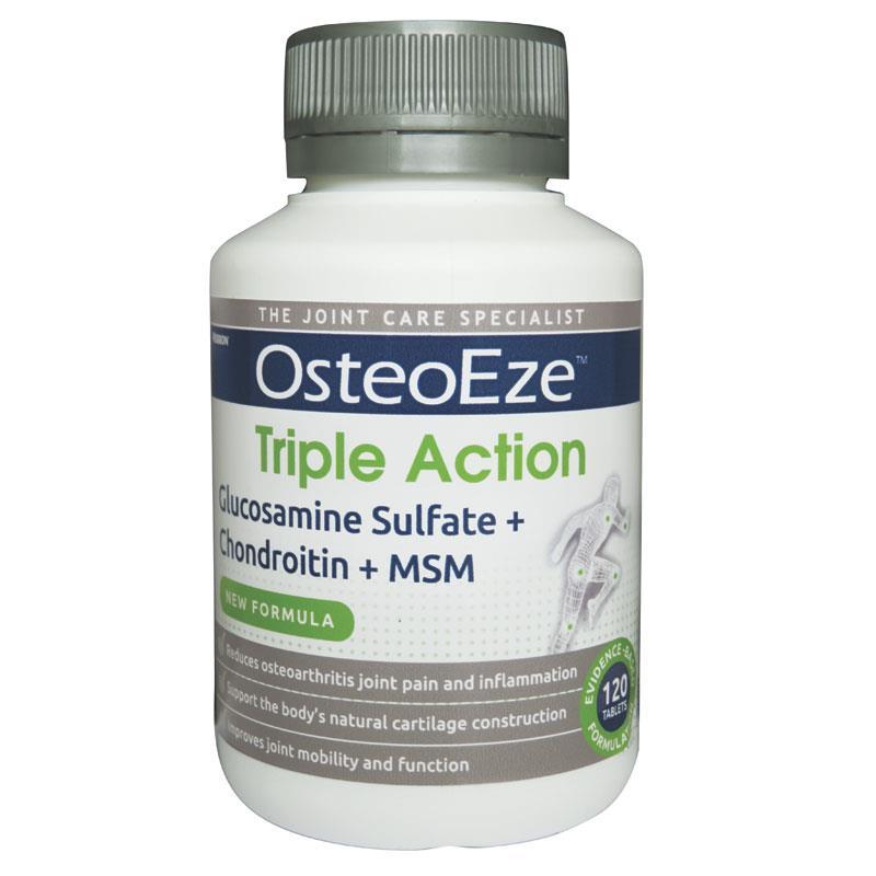 Thực Phẩm Chức Năng Osteoeze Bổ Sung Glucosamine Sulfate + Chondroitin + Msm - 120 Viên