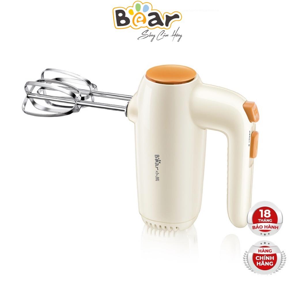 Máy đánh trứng cầm tay 5 tốc độ Bear DDQ-B01K1 - hàng Chính Hãng  tặng kèm vợt lấy lòng đỏ trứng