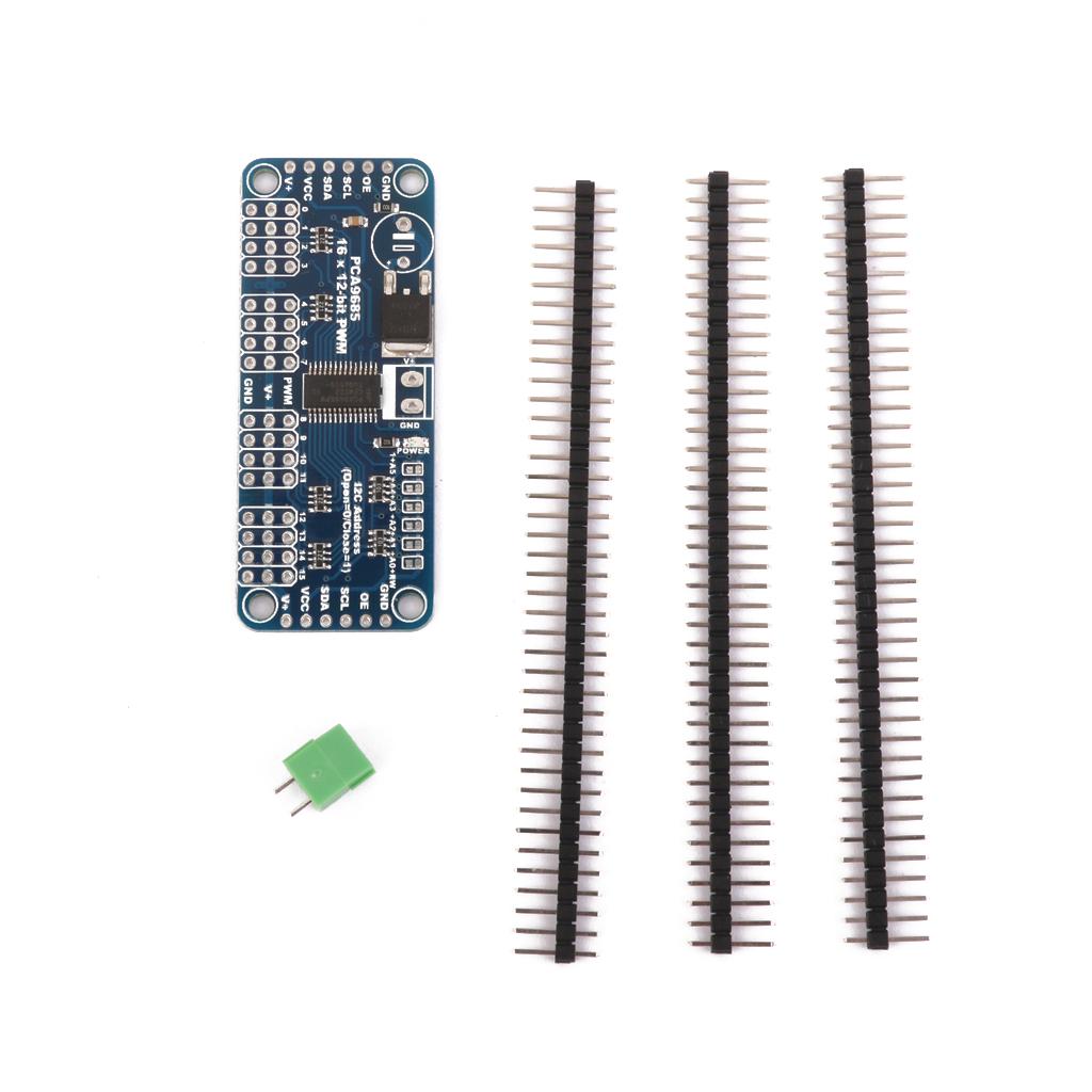 16 Channel 12-bit PWM/Servo Driver-I2C Interface Shield Module Servo Shield for Arduino