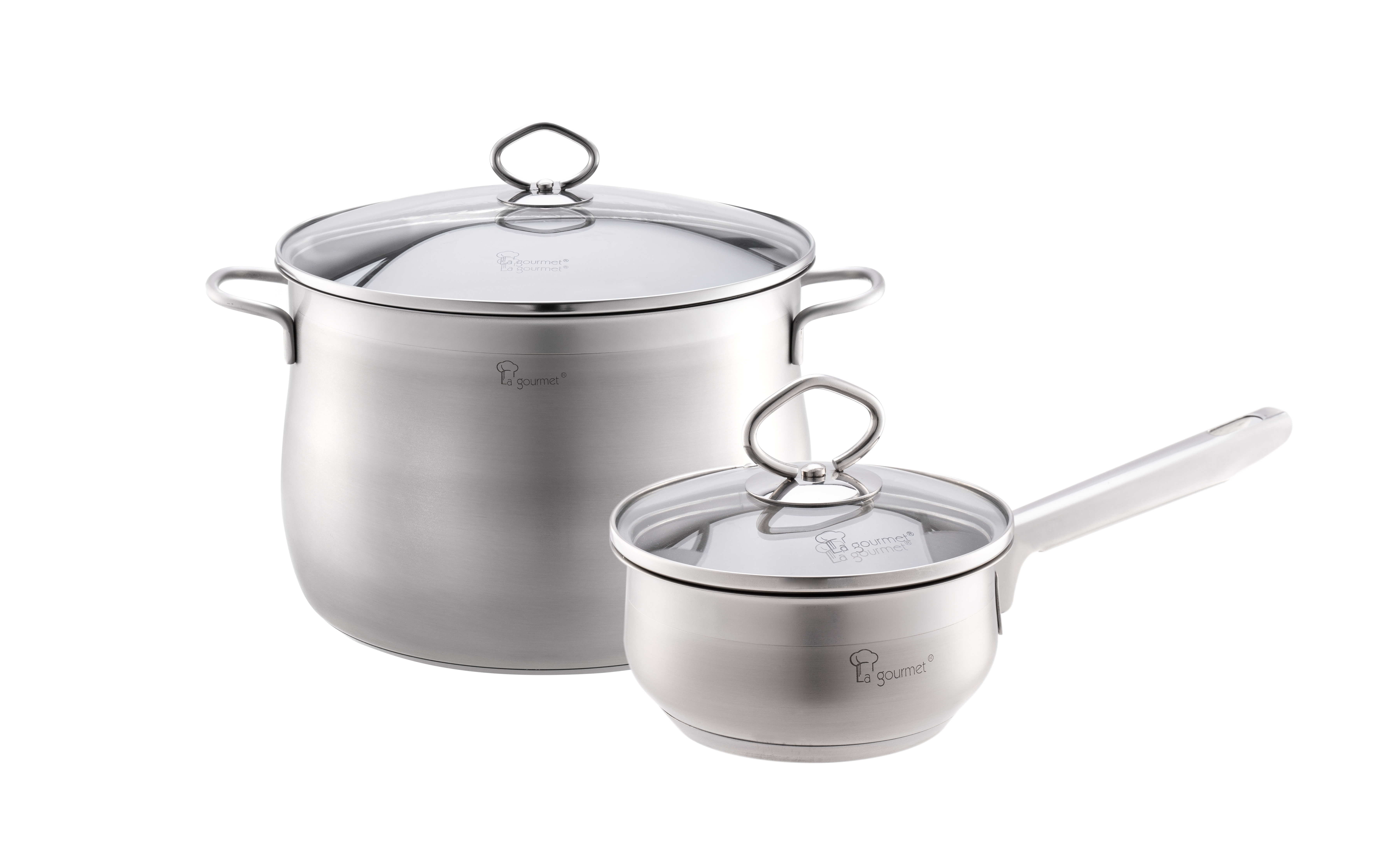 Bộ 2 nồi inox cao cấp La gourmet Classic Petite Set - 017994 (inox 304 18/10, bảo hành 10 năm)