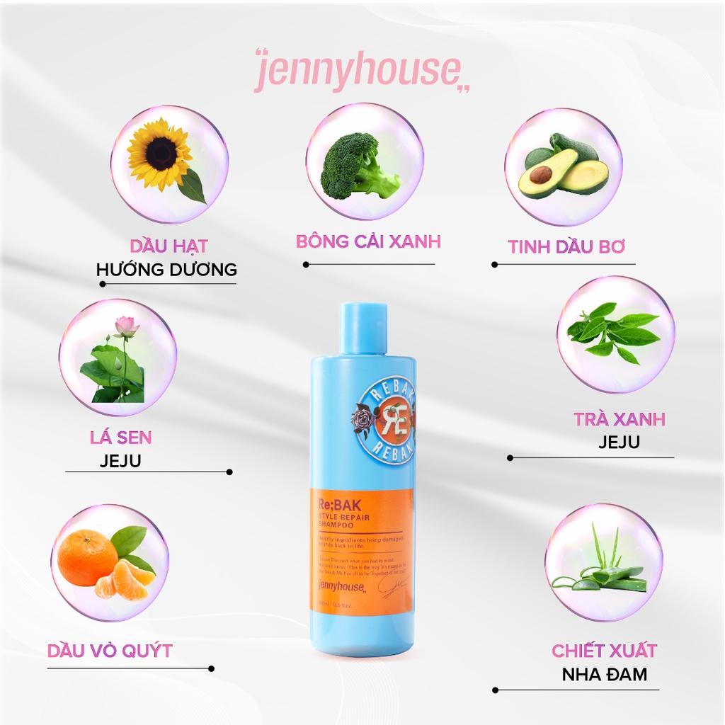 Dầu Gội JENNY HOUSE Healthy Re:Bak Style Repair 100ml/400ml Dưỡng Tóc Khô Xơ Rối