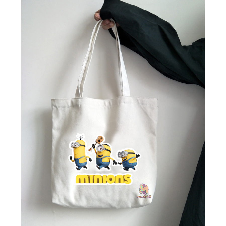 Túi Tote in hình chủ đề Minions