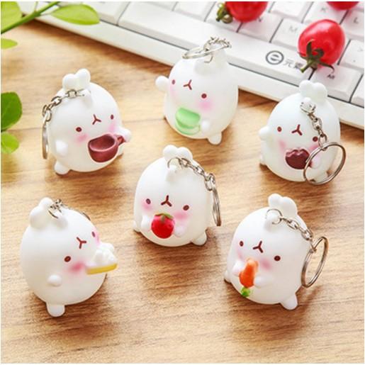 Móc khóa thỏ con siêu kute Duashop