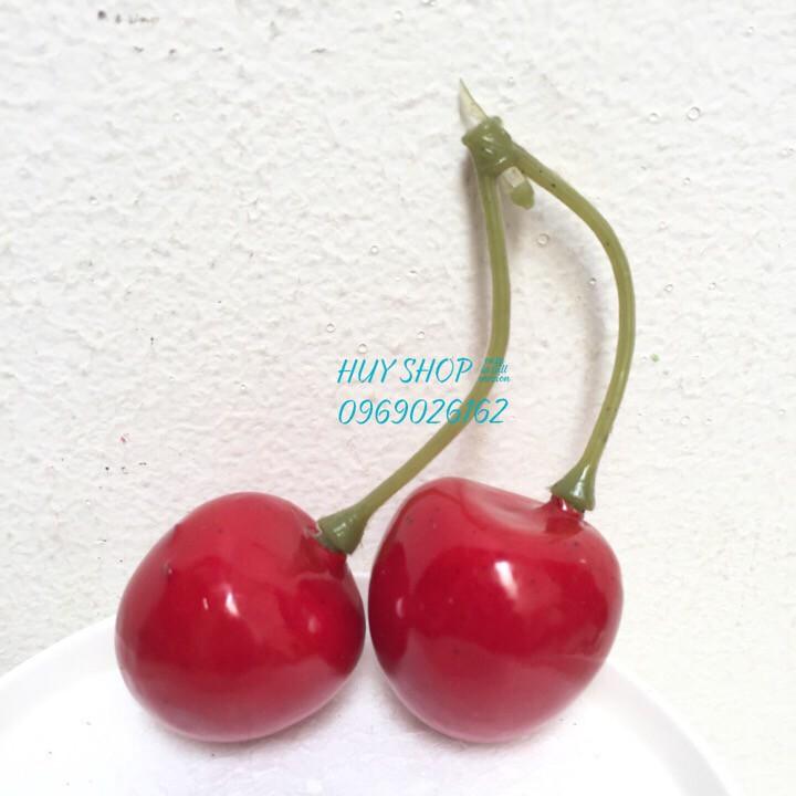 COMBO 10 TRÁI CHERRY ĐÔI - TRÁI CÂY GIẢ