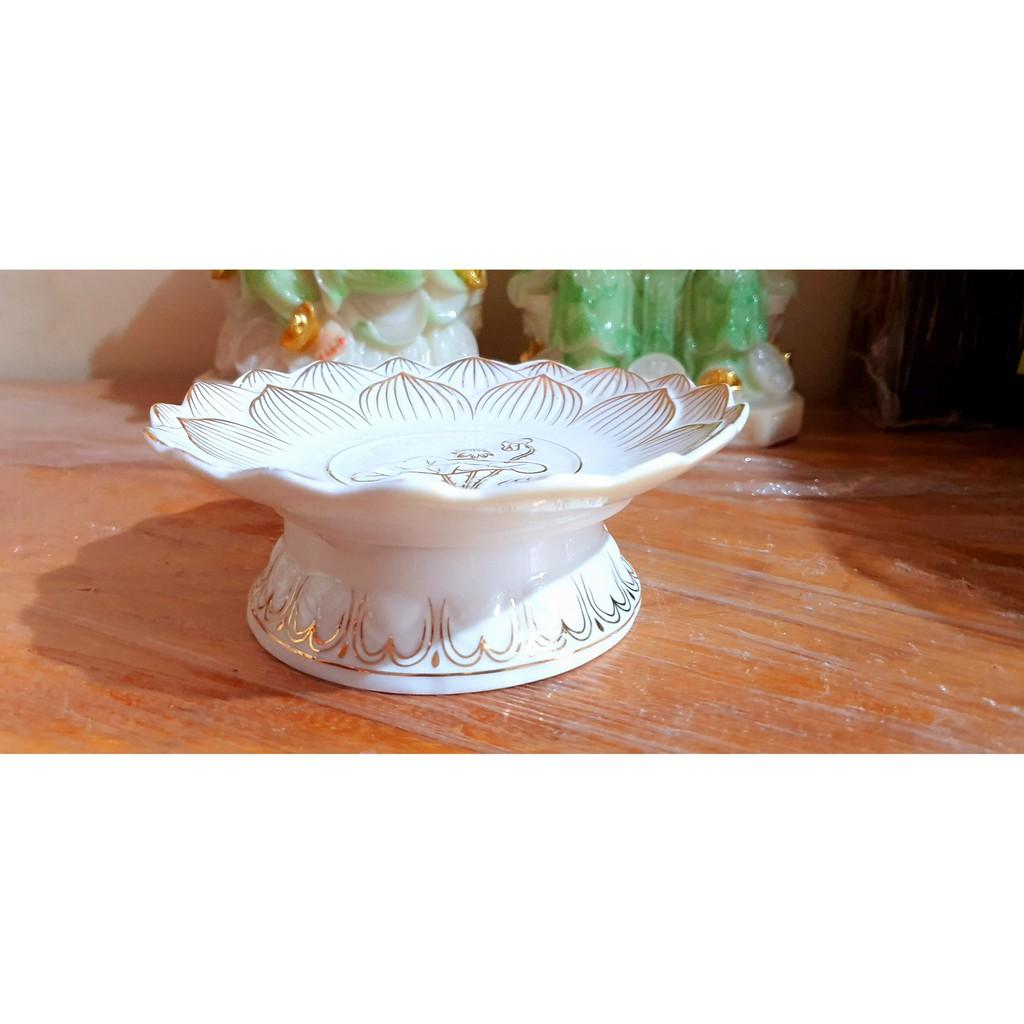Đĩa sứ Bạch Ngọc cao cấp 17cm