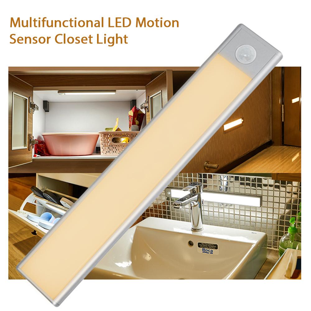 Đèn Led Cảm Biến Chuyển Động Không Dây Gắn Tủ Quần Áo