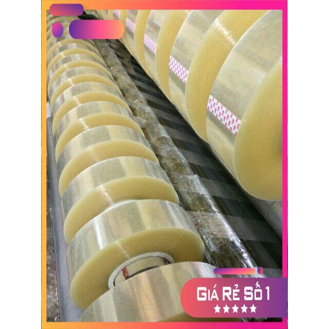 Băng dính OPP 1kg/1cuộn lõi nhựa 5mm siêu dai siêu dính.