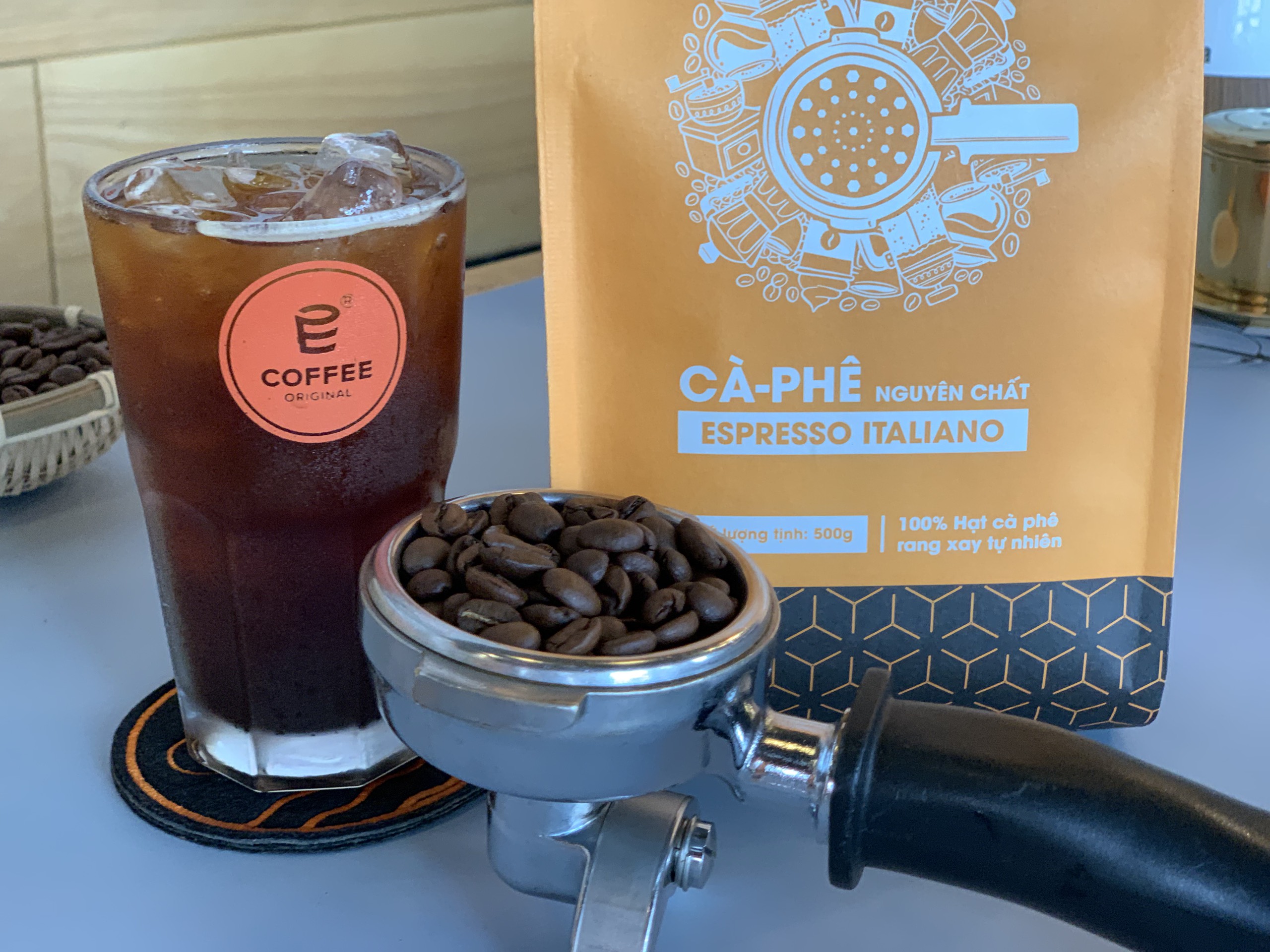 Cà phê E-COFFEE ESPRESSO ITALIANO (500 gram)