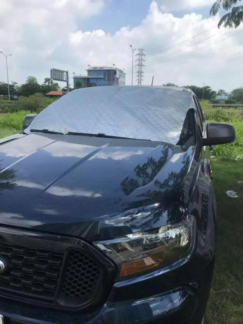 Tấm Che Nắng Kính Lái Ô Tô 3 Lớp Tráng Bạc – Bảo Vệ Taplo, Giữ Nội Thất Luôn Bền Đẹp , Kèm Túi Đựng Dễ Thương