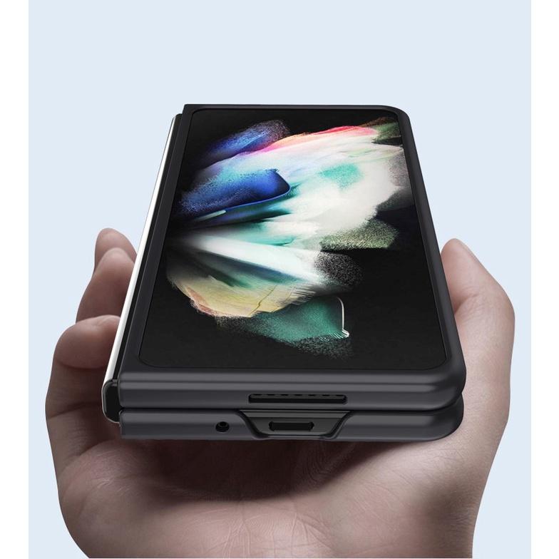 Ốp Lưng Da Họa Tiết Thom Browne Cho Samsung Galaxy Z FOLD 4