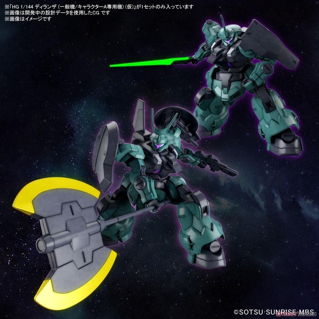 Mô hình DILANZA STANDARD TYPE/LAUDA’S DILANZA HG 1/144 lắp ráp Gunpla BANDAI Chính Hãng