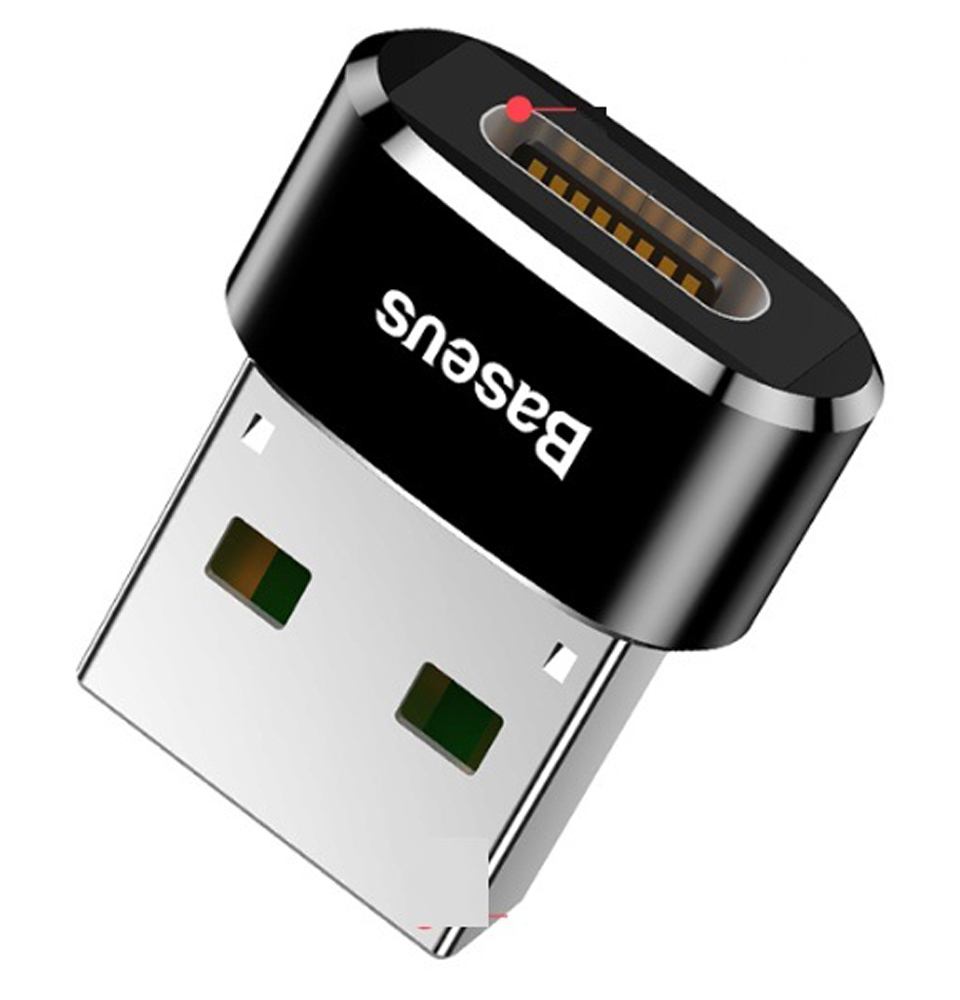 Đầu chuyển đổi OTG Baseus Usb sang Type-C hỗ trợ sạc nhanh truyền dữ liệu thiết kế nhỏ gọn - Hàng chính hãng