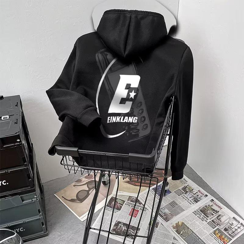Áo Hoodie Tay Dài In Chữ E Thời Trang Đường Phố Dành Cho Nam Giới M-3XL