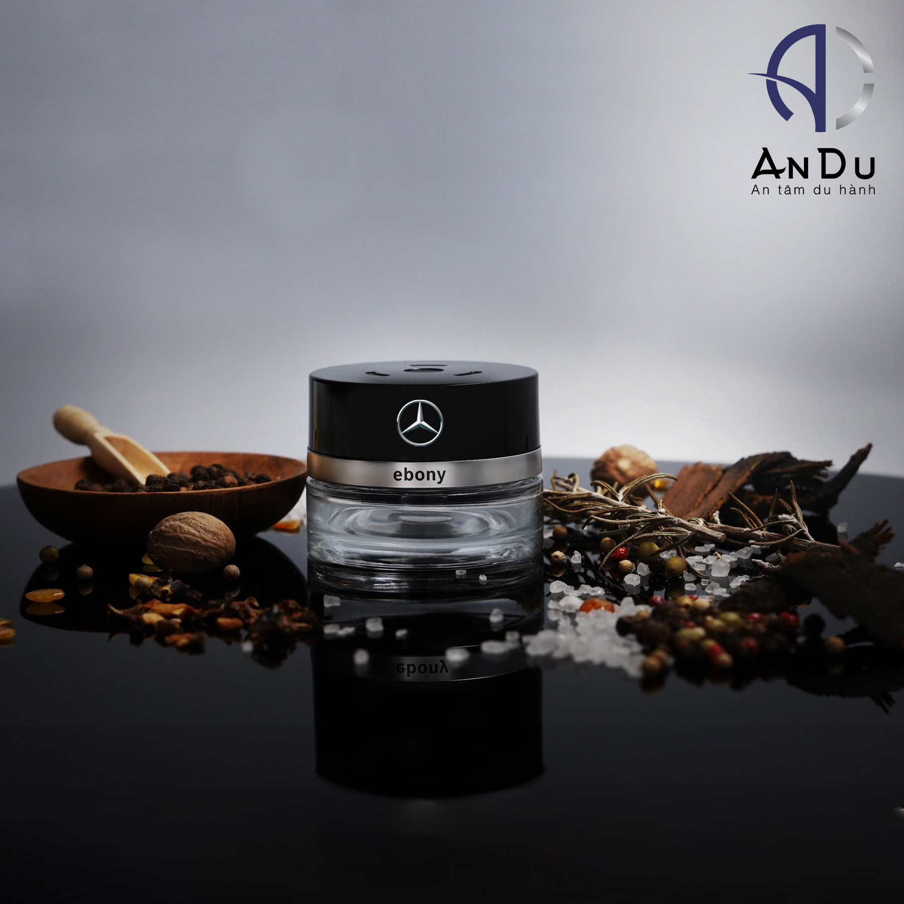 NƯỚC HOA XE Ô TÔ MERCEDES-BENZ MOOD EBONY - A2968990100 FLAKON MOOD EBONY MERCEDES-BENZ