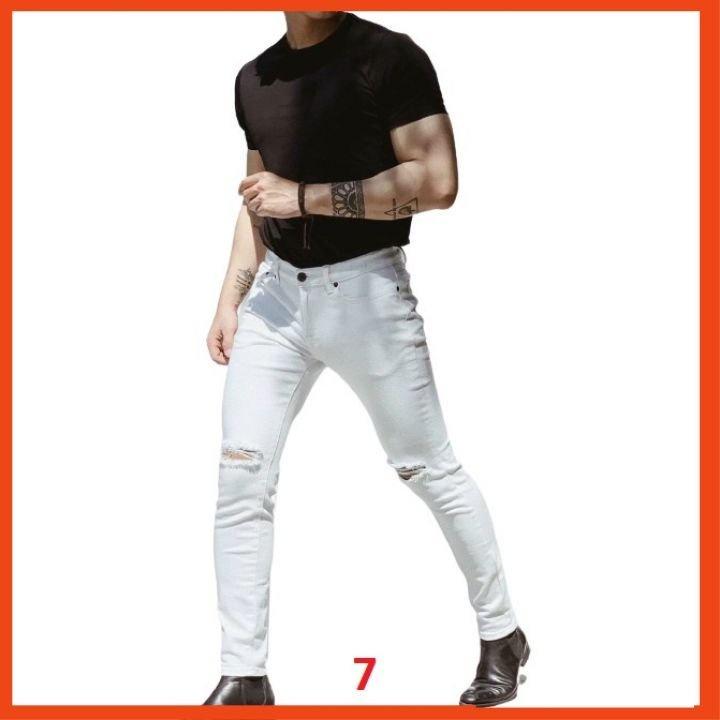 Quần jean nam chất bò co giãn- nhiều mẫu giá rẻ phong cách TINA ms7
