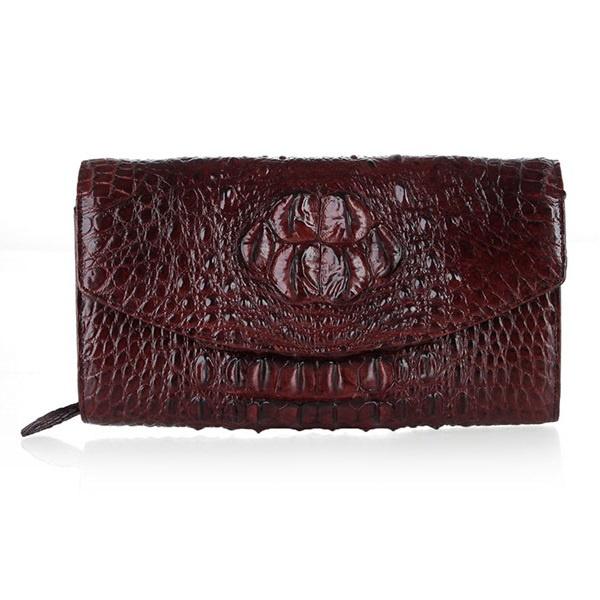 Túi xách nữ da cá sấu đeo chéo màu đen, nâu đỏ, vàng, nâu đất HT6228-29-30-31