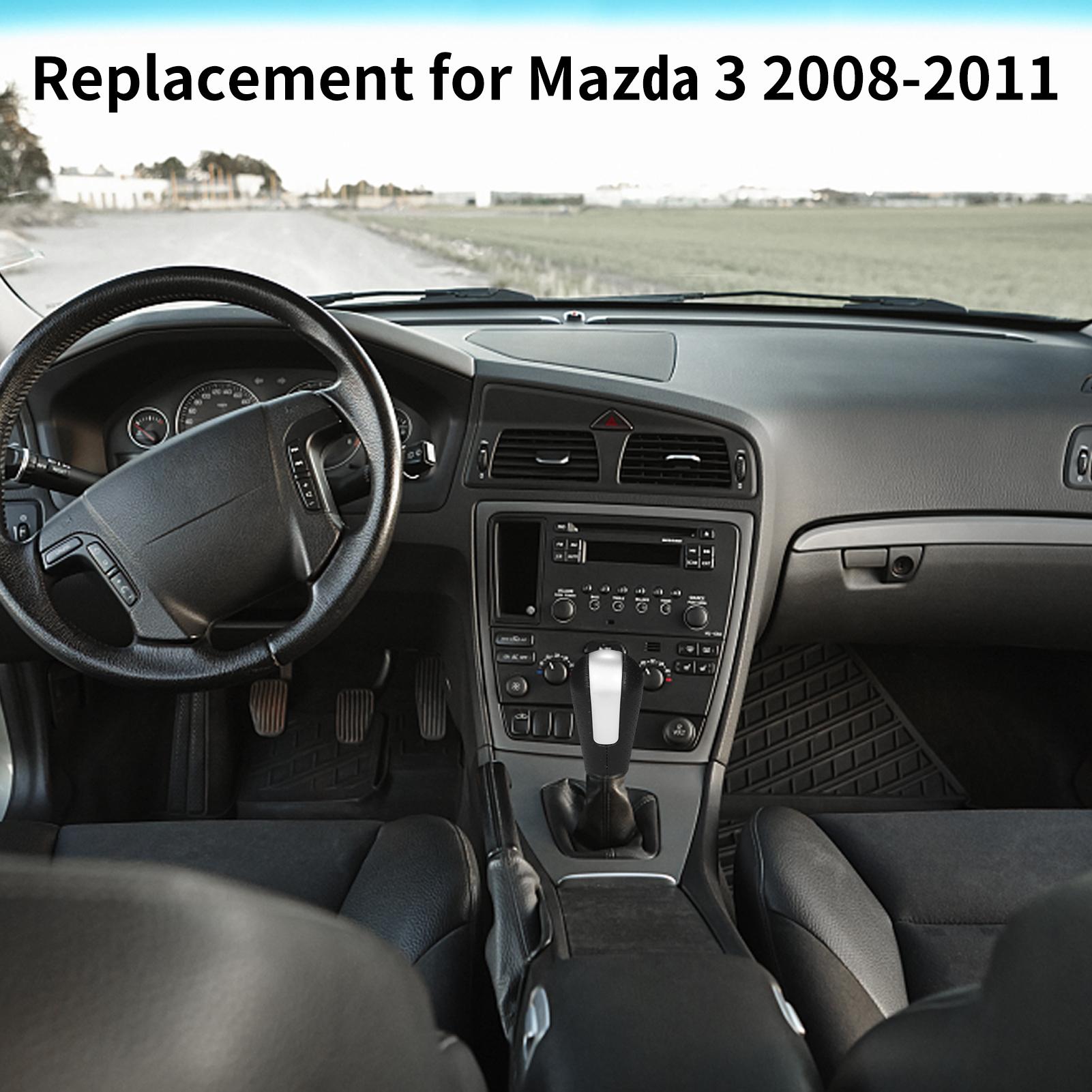 Automatic Shift Knob, Car Gear Shifter Knob Head Handle Lever Replacement for Mazda 3 2008-2011