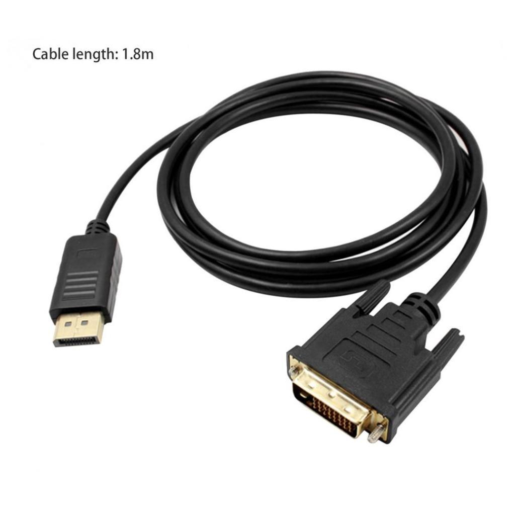 Bộ chuyển đổi cáp DisplayPort DP sang DVI Male to Male 1080P HD DP to DVI Converter
