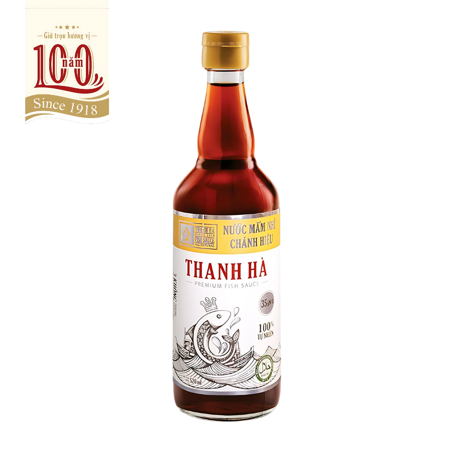 Nước mắm nhĩ chánh hiệu Phú Quốc Thanh Hà 35N - 520ml