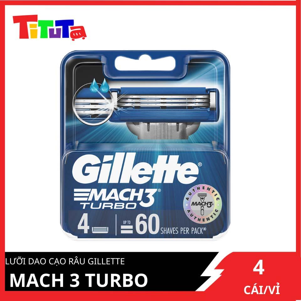 Lưỡi Dao Cạo Gillette Mach 3 Turbo