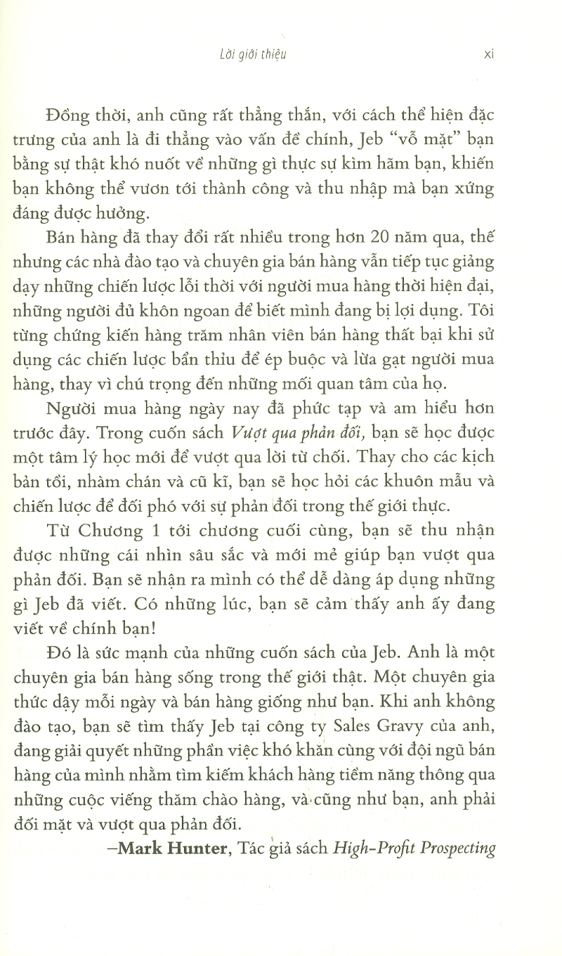 Vượt Qua Phản Đối - Nghệ Thuật Và Khoa Học Thương Thảo Trong Bán Hàng