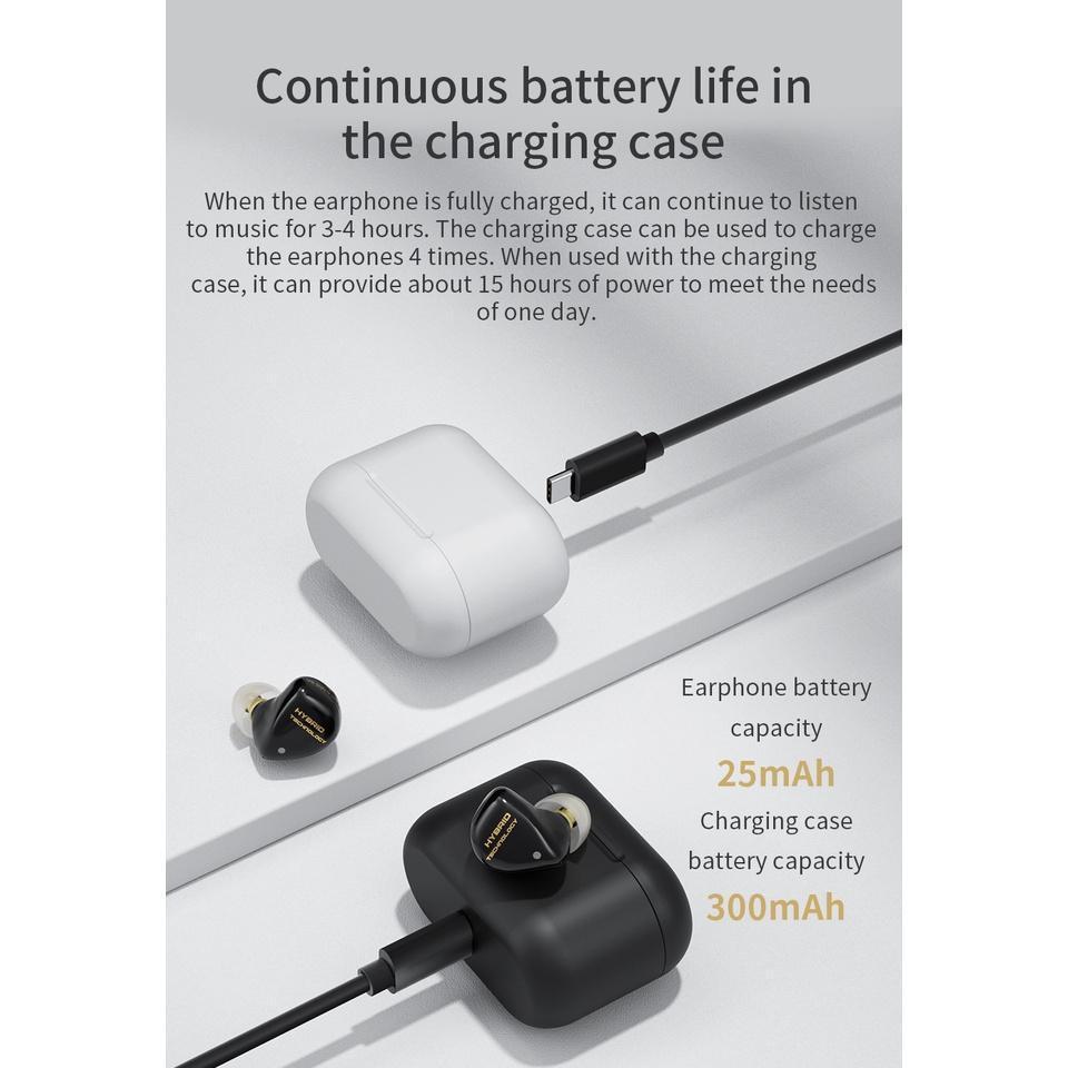 Tai Nghe Nhét Tai Không Dây Chuyên Nghiệp CC1 TWS Bluetooth 5.2 Z1 PRO S2