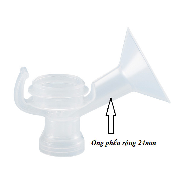 Bộ phụ kiện có màng matxa silicone cho máy hút sữa điện Unimom size M chính hãng