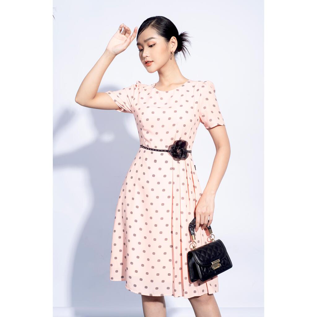 Đầm xòe, cộc tay MMOutfit M-DA060421197