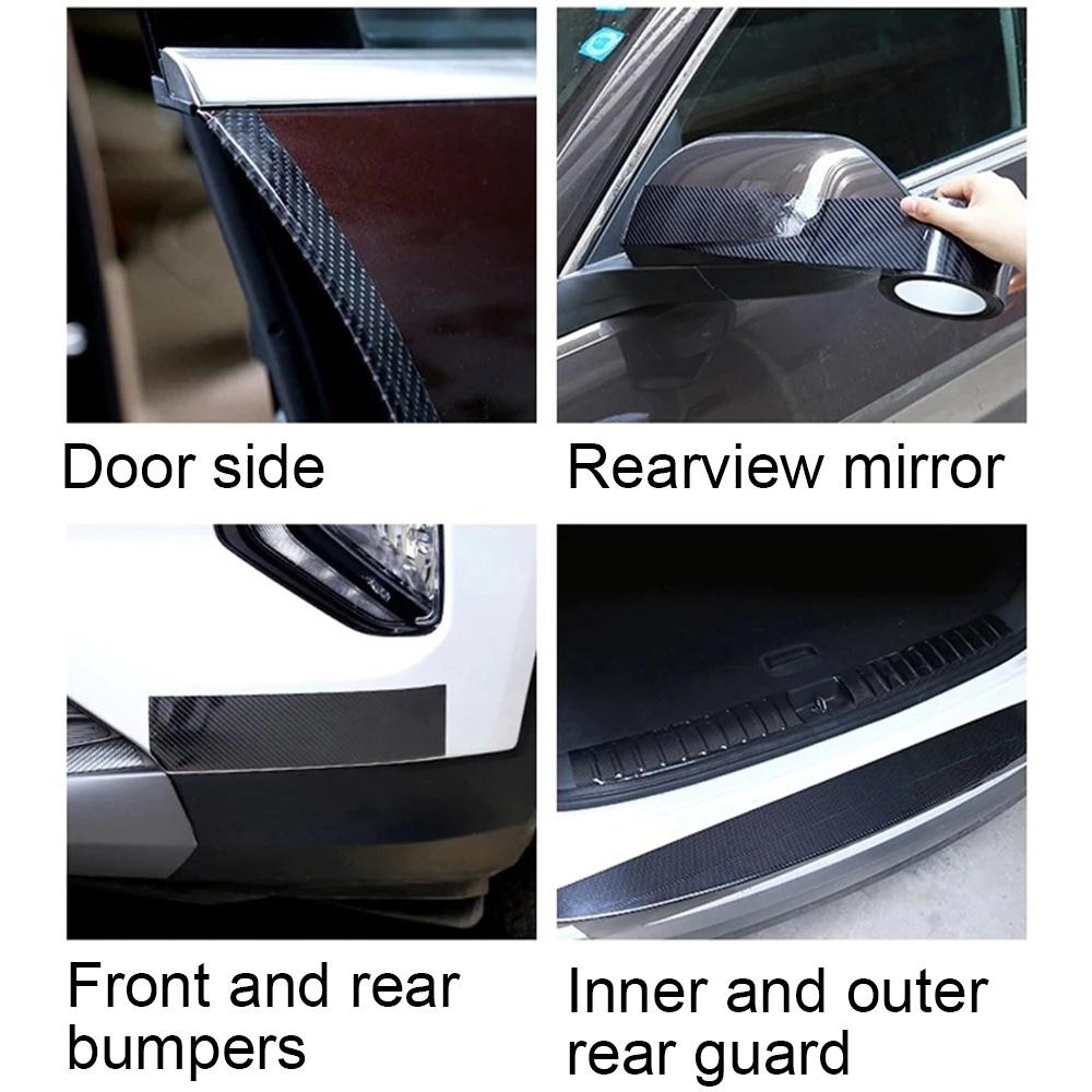 Miếng dán bảo vệ cửa xe hơi chống trầy xước chống thấm nước bằng sợi carbon
