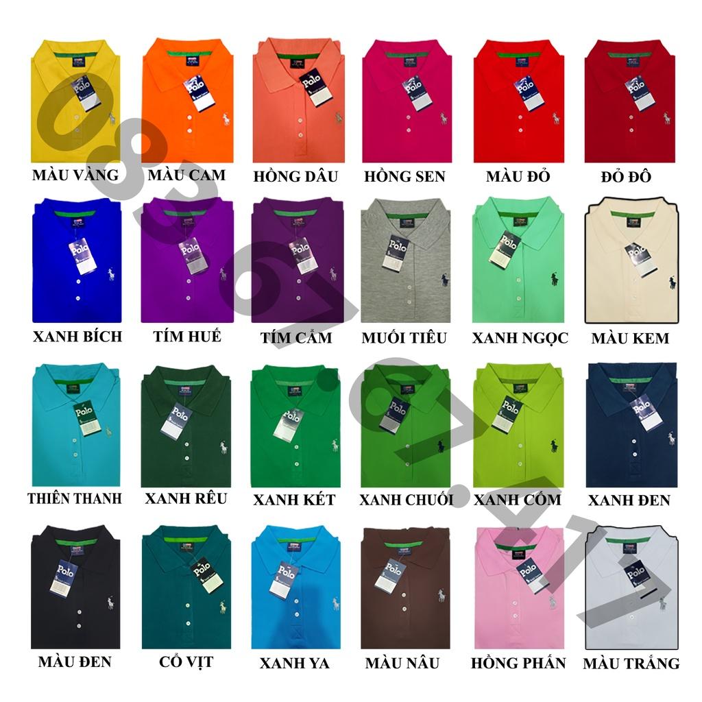 Áo thun Polo Nam vải cotton 4 chiều chất lượng cao hình ảnh thật - Màu 1/4