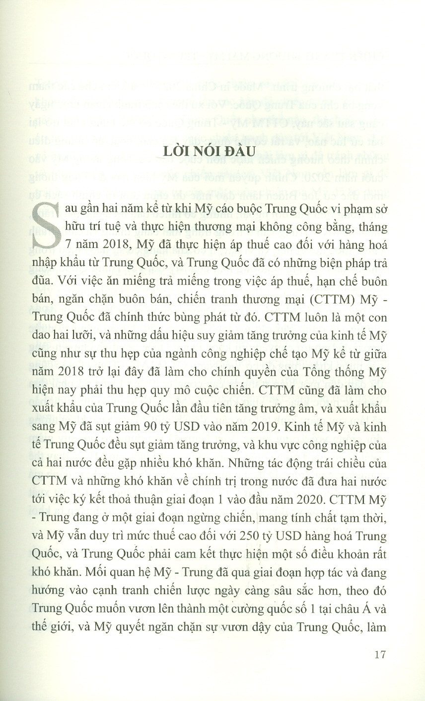 Chiến Tranh Thương Mại Mỹ - Trung Quốc & Tác Động Tới Việt Nam