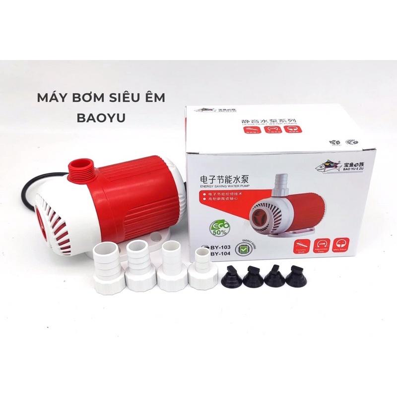 Máy Bơm BaoYu cao cấp - Bơm trục gốm siêu êm - phụ kiện bể cá - hồ thủy sinh - shopleo