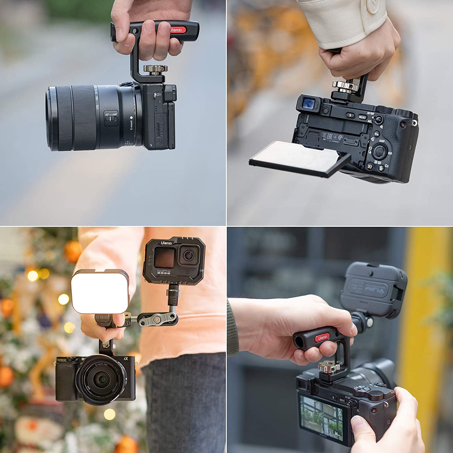 ULANZI UURIG R071, Tay cầm mini dành cho Máy ảnh DSLR - Hàng Chính Hãng