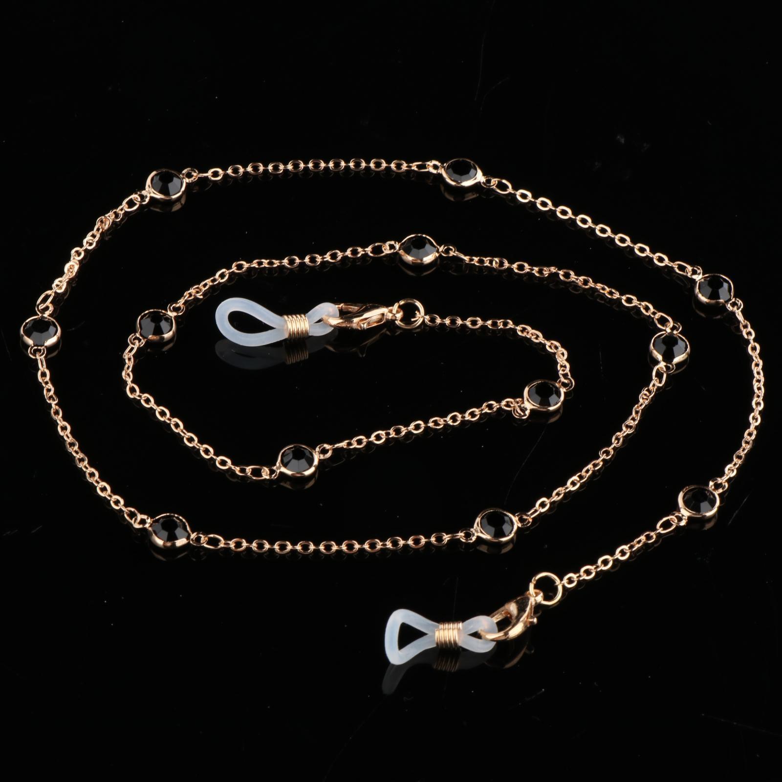 Metal Beaded Eyeglass Chains Chian Strap Holder Neck Chain