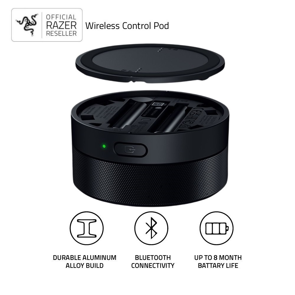 Thiết bị điều khiển không dây cho thiết bị ngoại vi và loa Razer Wireless Control Pod - Hàng chính hãng