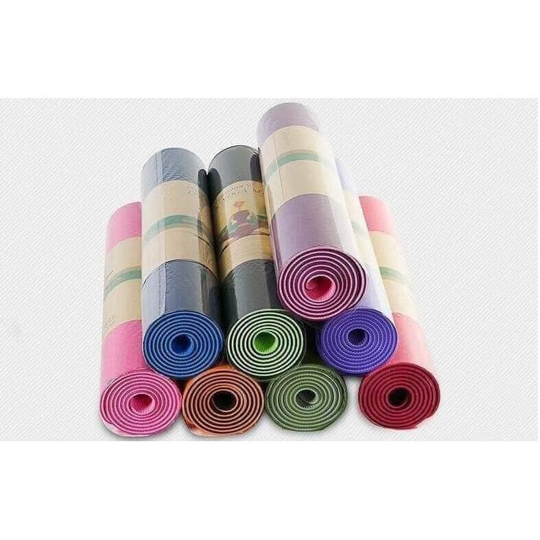 THẢM TẬP YOGA TPE CAO CẤP 2 LỚP 6MM
