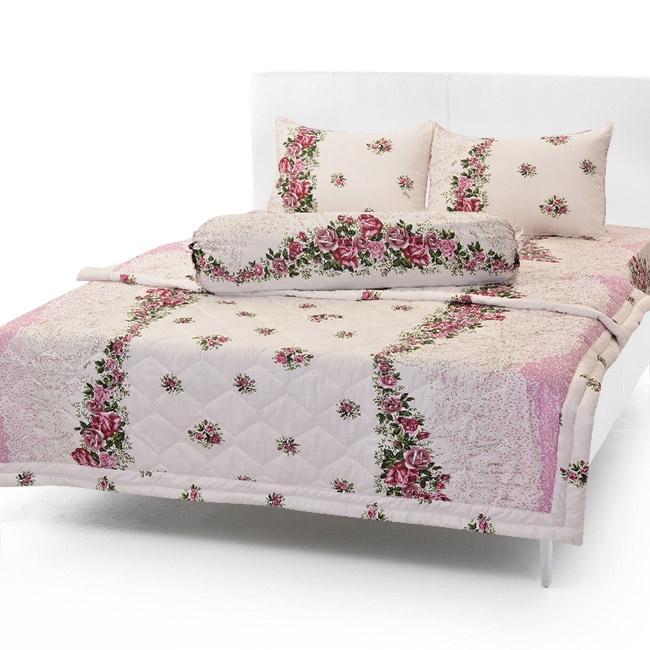 Bộ Drap Cotton Thắng Lợi Kèm Mền Chần Gòn -5 món hoặc mền lẻ