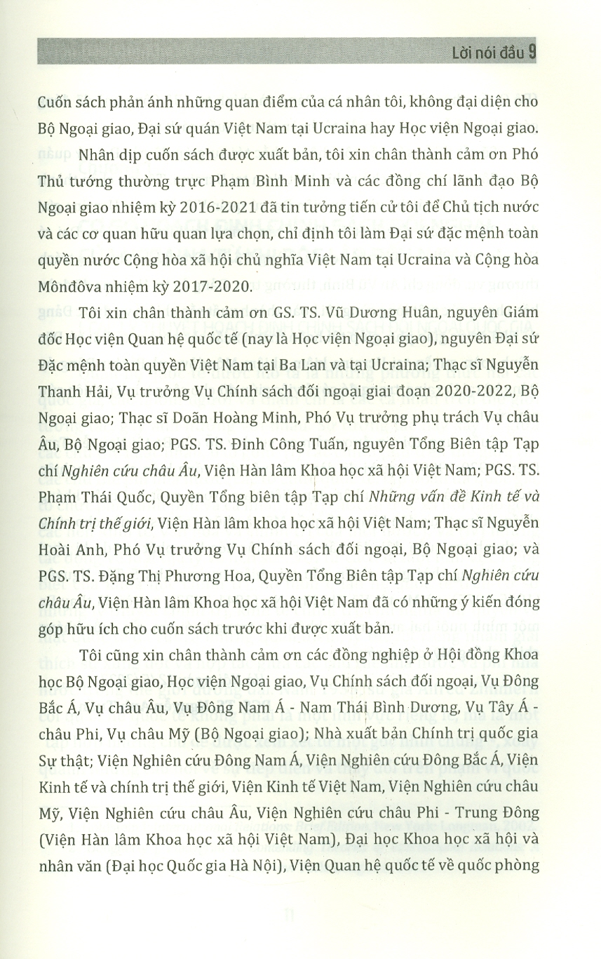 CHÍNH SÁCH ĐỐI NGOẠI CỦA UCRAINA TỪ NĂM 1991 ĐẾN NAY - Nguyễn Anh Tuấn - Nxb Chính trị Quốc Gia Sự thật – bìa mềm